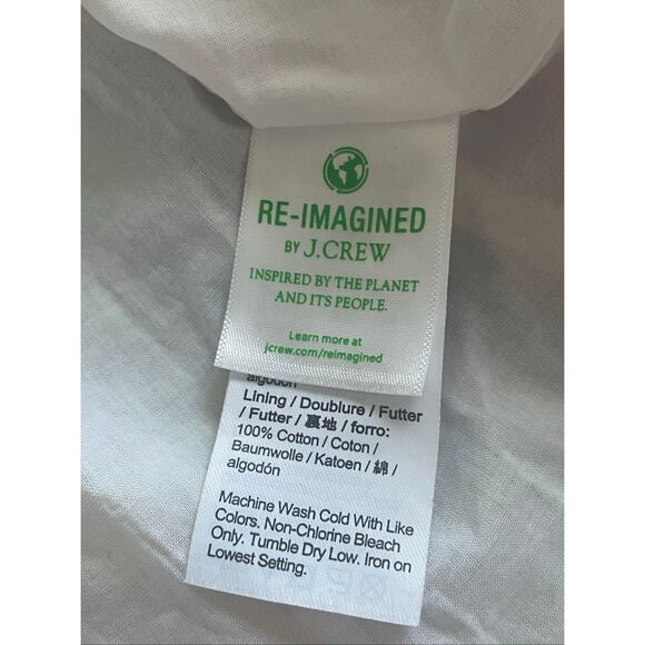 J. Crew Dress Faux Wrap Rainbow Gingham Seersucker Tiered Midi - Picture 7 of 8